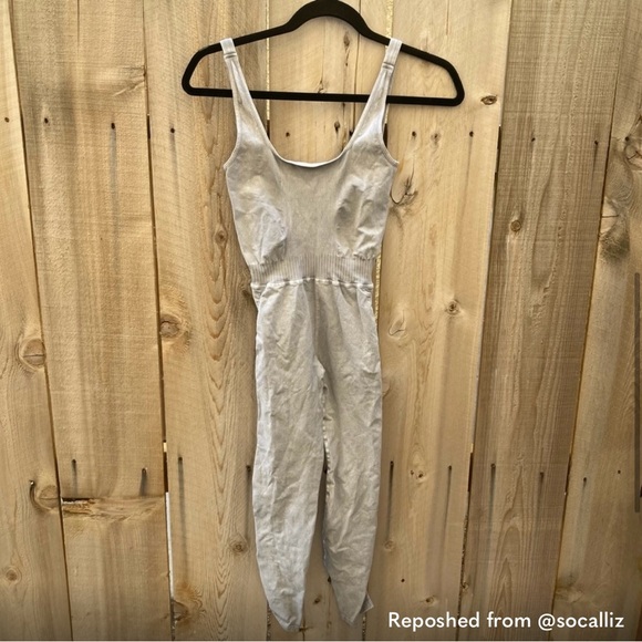 Free People Movement Good Karma Onesie in Ice Grey - Picture 5 of 6